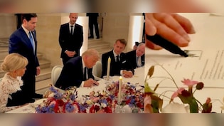 'This Was Not Easy': Watch The Moment Trump Signed US-Iran MoU To End War At Versailles