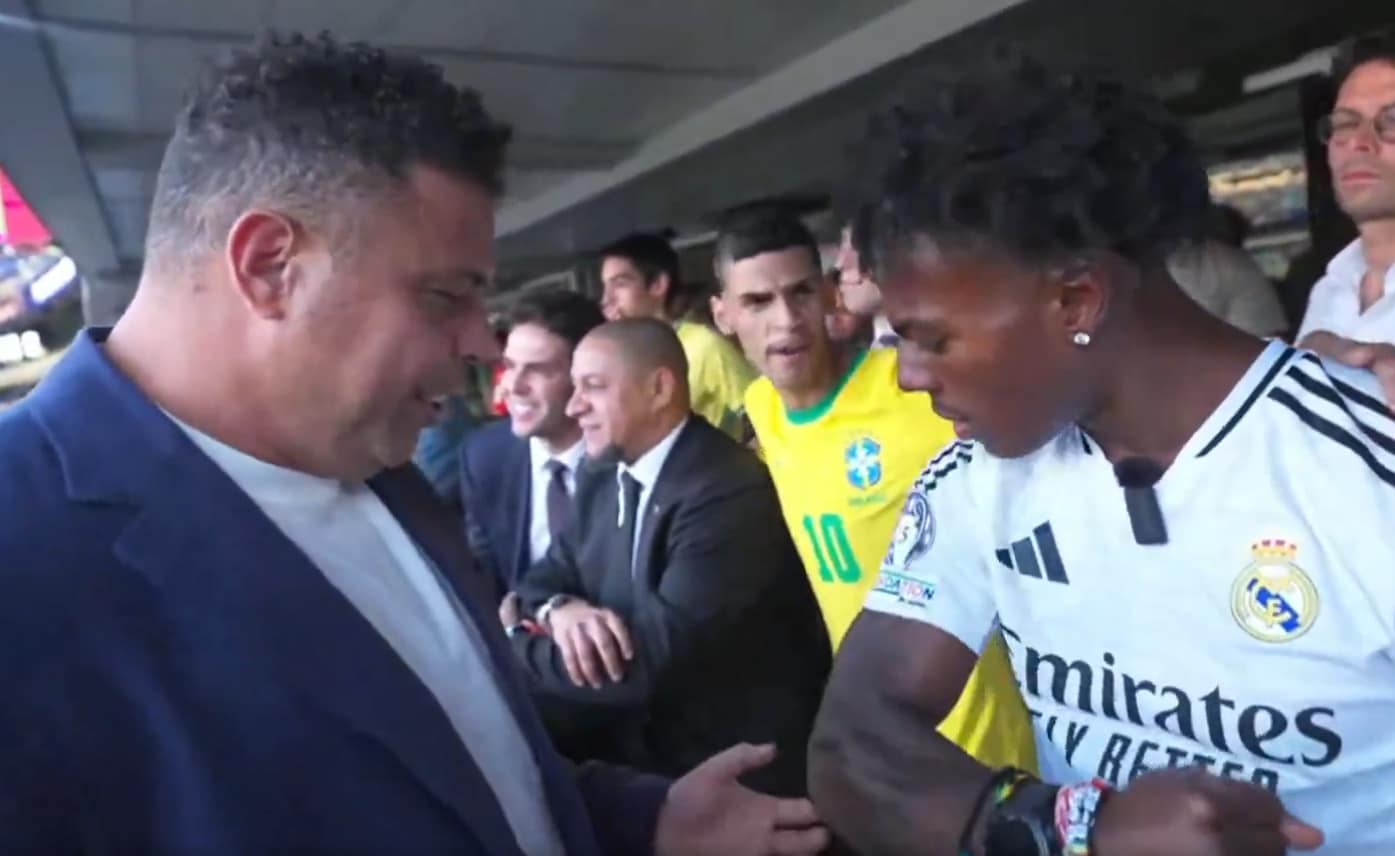 Ronaldo Nazario and IShowSpeed exchange viral comments during Brazil vs Morocco match
