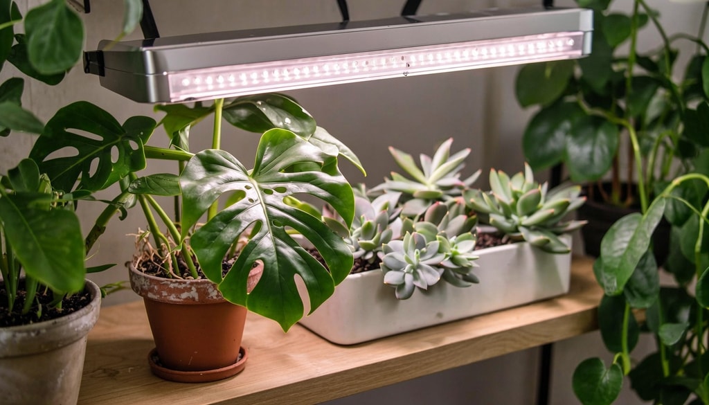 Keep indoor plants thriving through grey monsoon weeks with the perfect grow light setup kit.