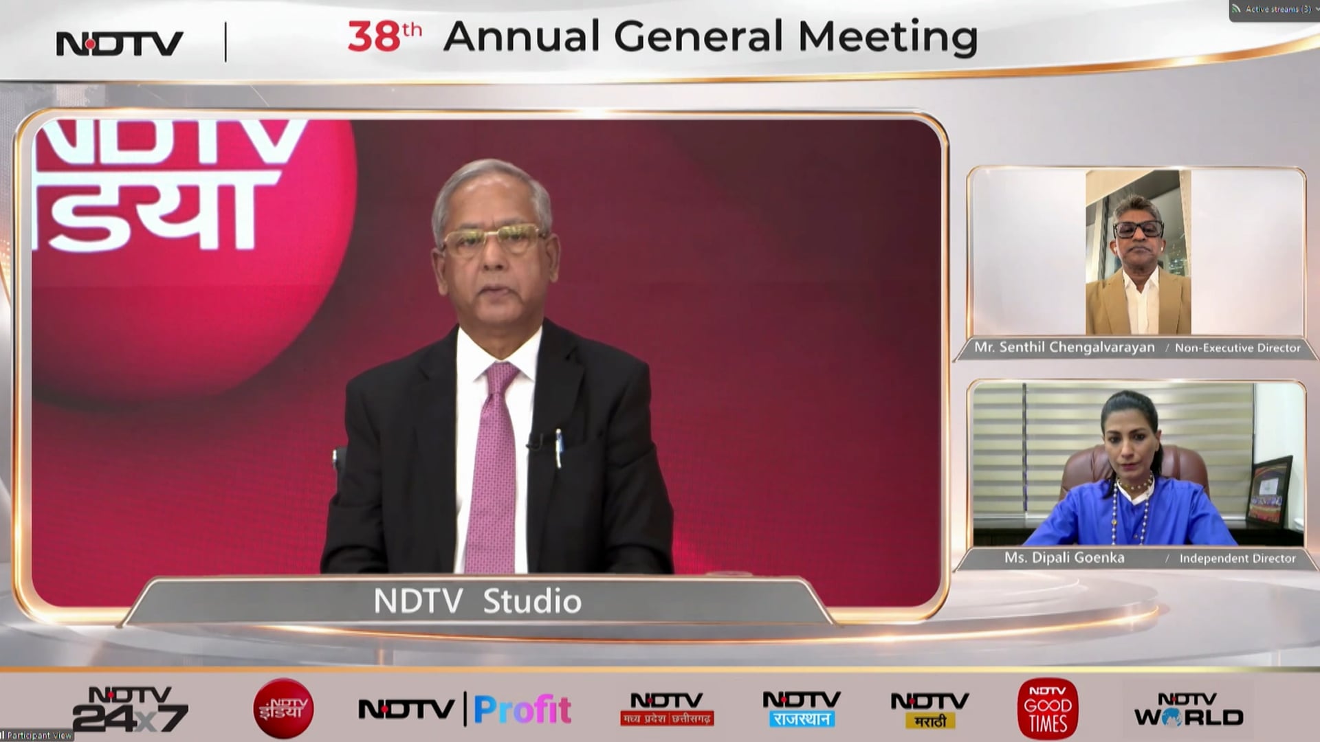 NDTV AGM 2026: Chairperson Upendra Kumar Sinha on AI, Journalism & Digital Future