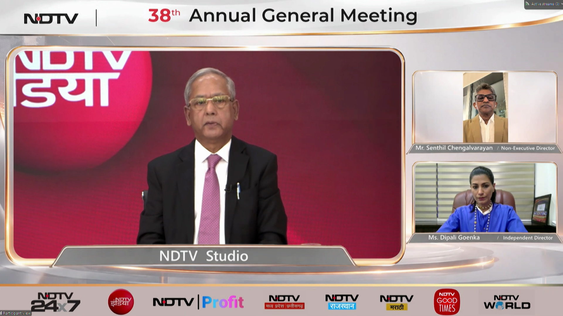 NDTV AGM 2026: Chairperson Upendra Kumar Sinha on AI, Journalism & Digital Future