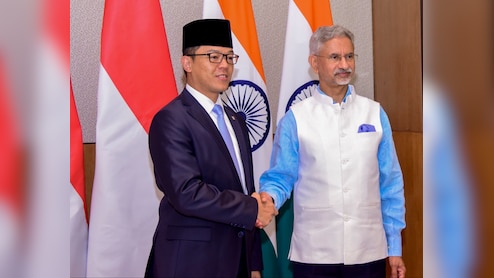 EAM Jaishankar Holds Talks With Indonesian Counterpart Sugiono
