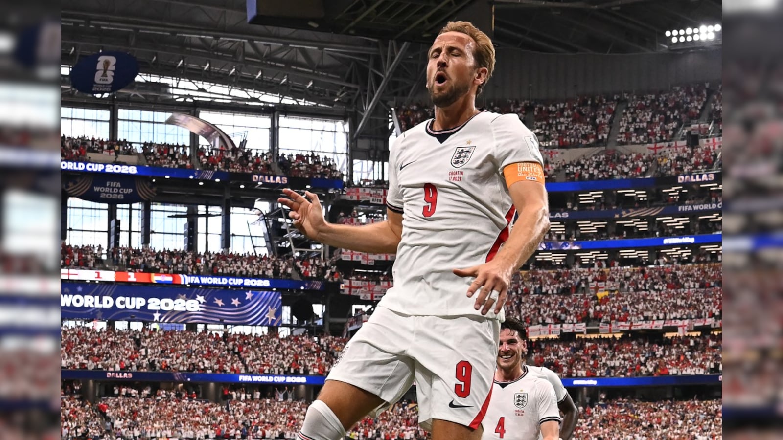 Harry Kane Equals David Beckhams Historic Feat As England Beat Croatia 4-2