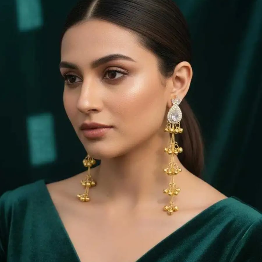 Click here to buy: Joolx Alloy Jhumki Earring Click here to buy: Joolx Alloy Jhumki Earring