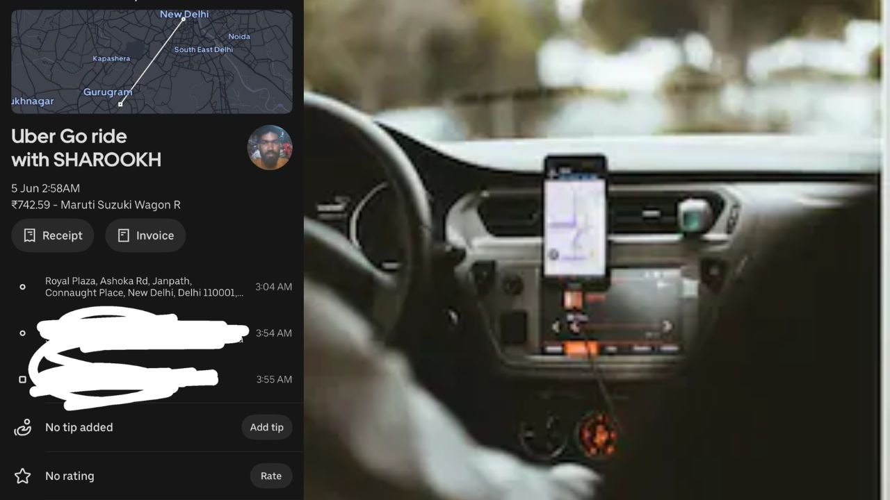सुबह 4 बजे की Uber राइड बनी 'डरावना एक्सपीरियंस', गुरुग्राम 