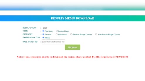 TS Inter Supplementary Result 2026 DECLARED: Check Direct Link And Steps To Download Marks Memo