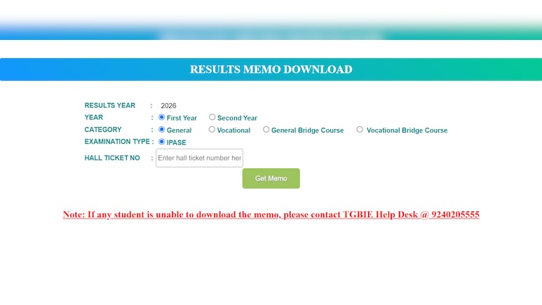 TS Inter Supplementary Result 2026 DECLARED: Check Direct Link And Steps To Download Marks Memo