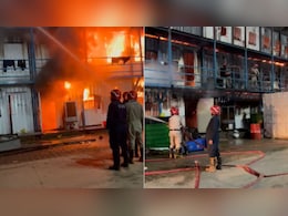 Huge Blaze In Slums Near Udyog Bhawan In Delhi, 20 Fire Engines On Spot
