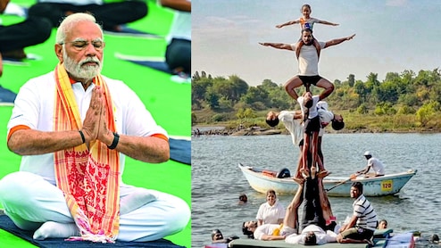योग दिवस पर कोलकाता के रेड रोड पर बना वर्ल्ड रिकॉर्ड, पीएम मोदी पहुंचे, लखनऊ, दिल्ली से जयपुर तक सैलाब उमड़ा