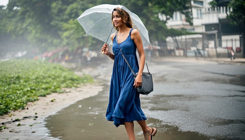 These comfortable, budget-friendly beach-to-street outfits will keep you stylish during the rainy monsoon.