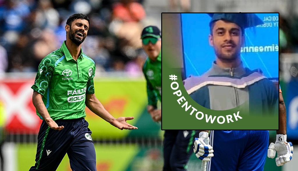 Ireland pacer Jai Moondra’s viral LinkedIn “Open to Work” profile draws attention