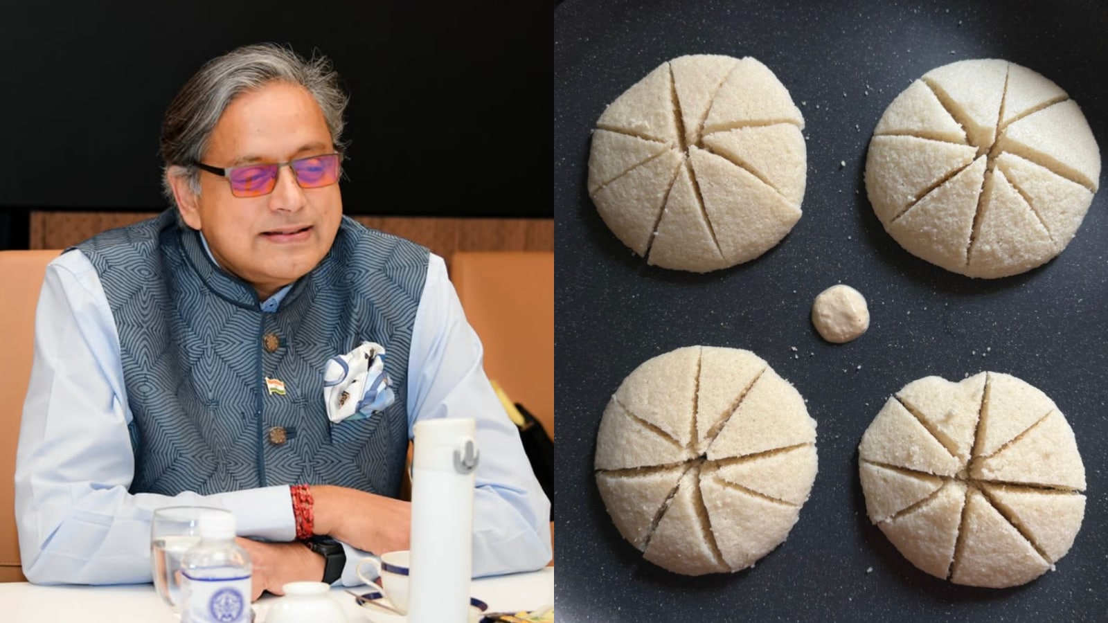 Shashi Tharoor Reacts To Viral Pizza-Style Idli Presentation, Says Its “Idli, Not Id-Slice”