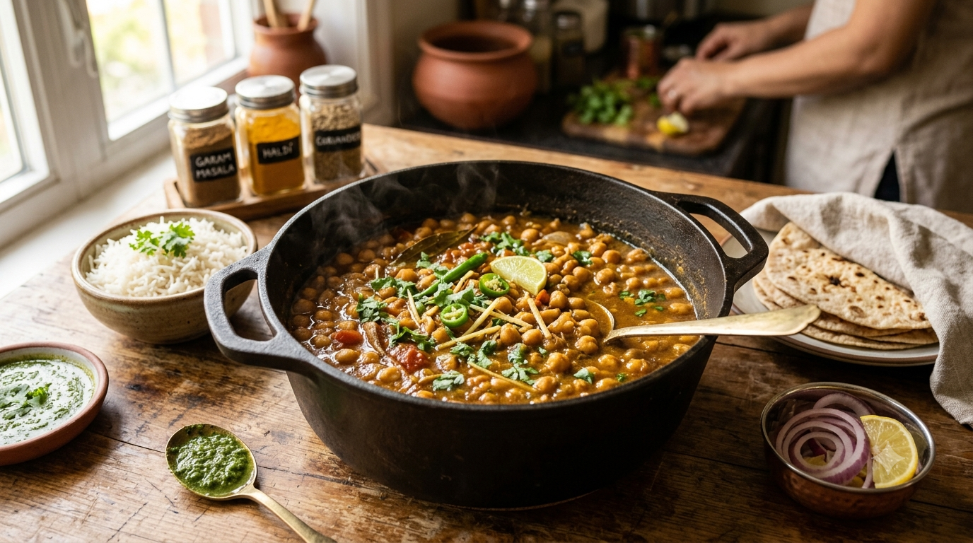 How To Make One-Pot Street-Style Chole Masala At Home