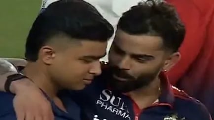 Kohli Melts Internet With His Gesture For Orange Cap Winner Sooryavanshi