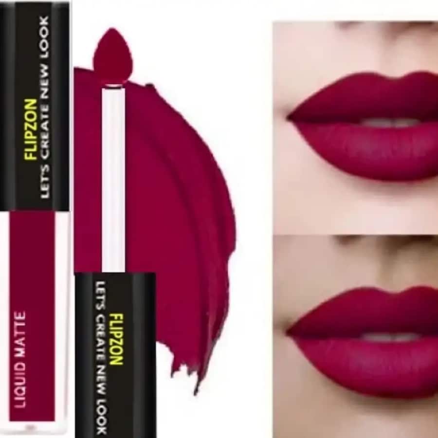 Click here to buy: FLIPZON Longlasting Liquid Lipstick (Maroon Pout, 4 ml) Click here to buy: FLIPZON Longlasting Liquid Lipstick (Maroon Pout, 4 ml)