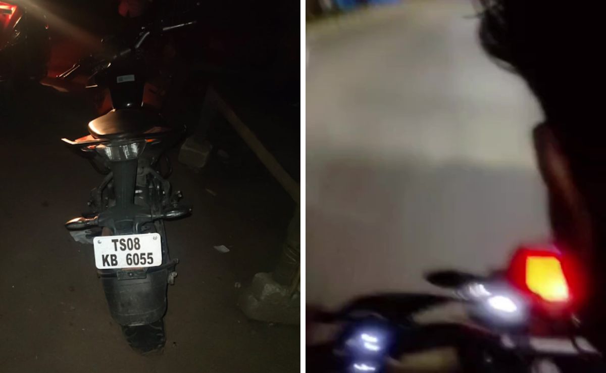 On Camera, Drunk KTM Duke Rider Crashes Into Divider In Hyderabad, Dies