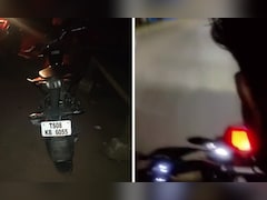 On Camera, Drunk KTM Duke Rider Crashes Into Divider In Hyderabad, Dies