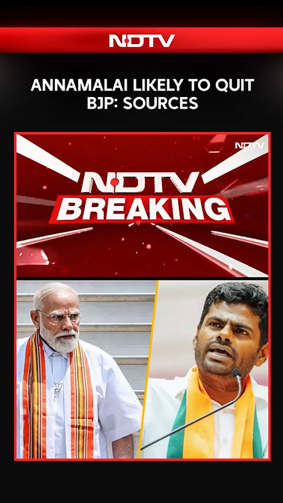 Annamalai Likely To Quit BJP, Launch Own Party: Sources
