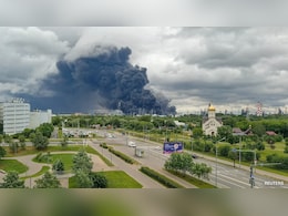 Ukrainian Drone Strike Sparks Fire At Industrial Zone In Russia