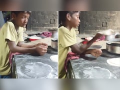 रोटियां बेलते-बेलते खड़े-खड़े सो गया मासूम, बच्चे की मजबूरी का वीडियो देख भावुक हुए लोग, पोस्ट वायरल