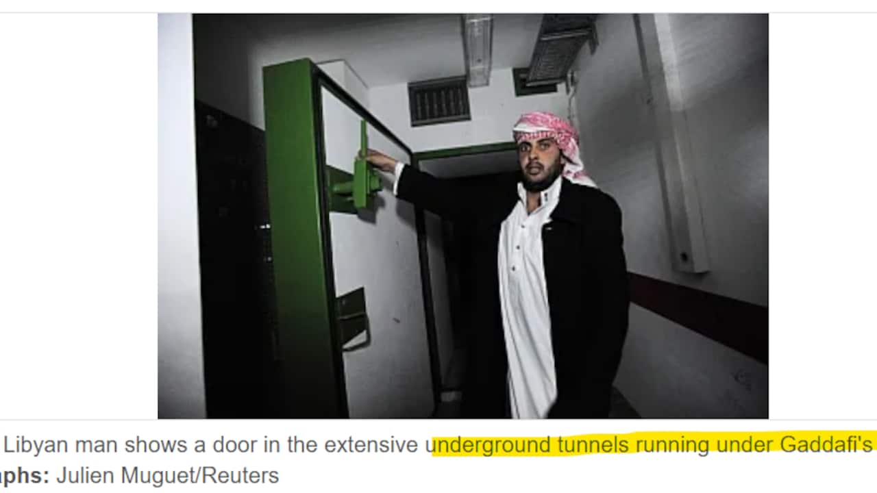 libyan man shows gaddafis bunker libyan man shows gaddafis bunker