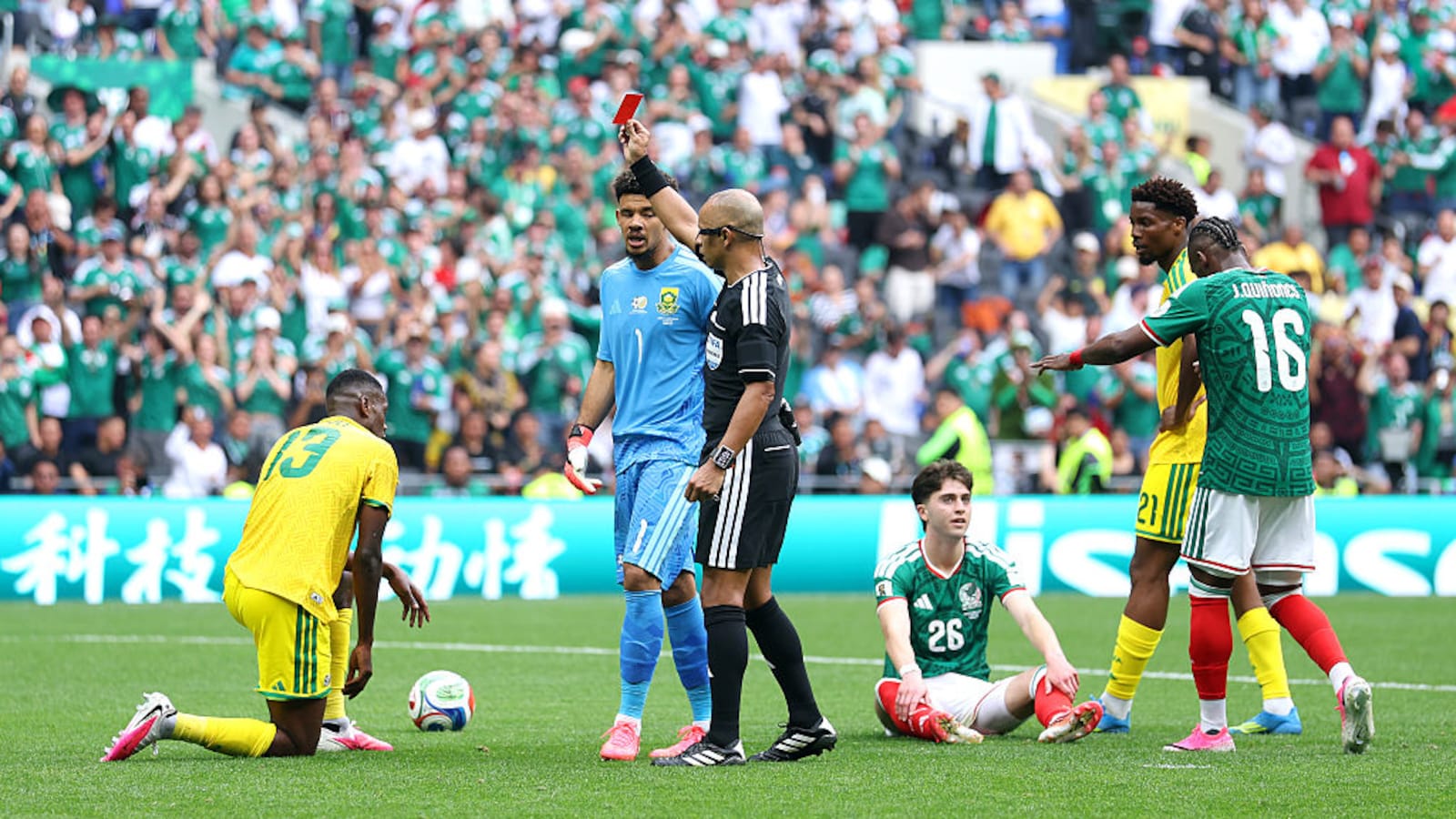 1st Time In FIFA World Cup History: 3 Red Cards In Mexico vs South Africa Opener Breaks All-Time Record