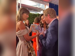 Taylor Swift Surprises Fans At Toy Story 5 Premiere With VHS Tape, Scores Autographs From Hanks And Allen