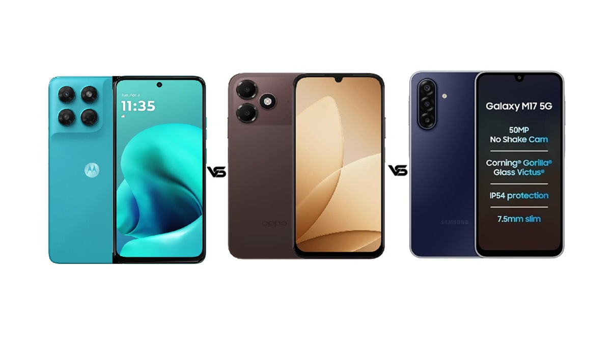Moto G37 vs Oppo A6c vs Samsung Galaxy M17 5G: जानें कौन सा फोन है बेस्ट?