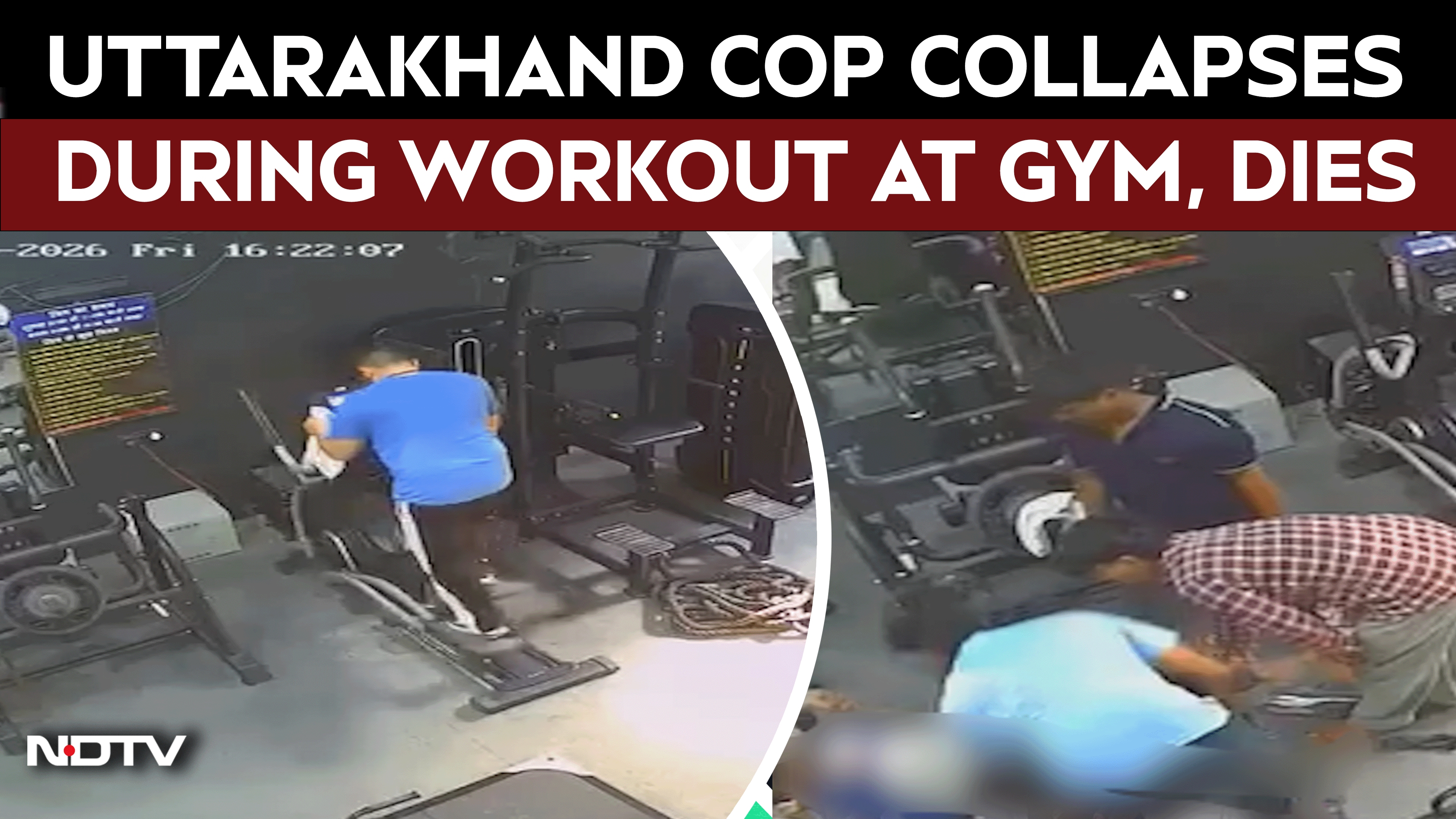 Viral Video | 38-Year-Old Uttarakhand Cop Dies After Collapsing During Gym Workout In Champawat Town