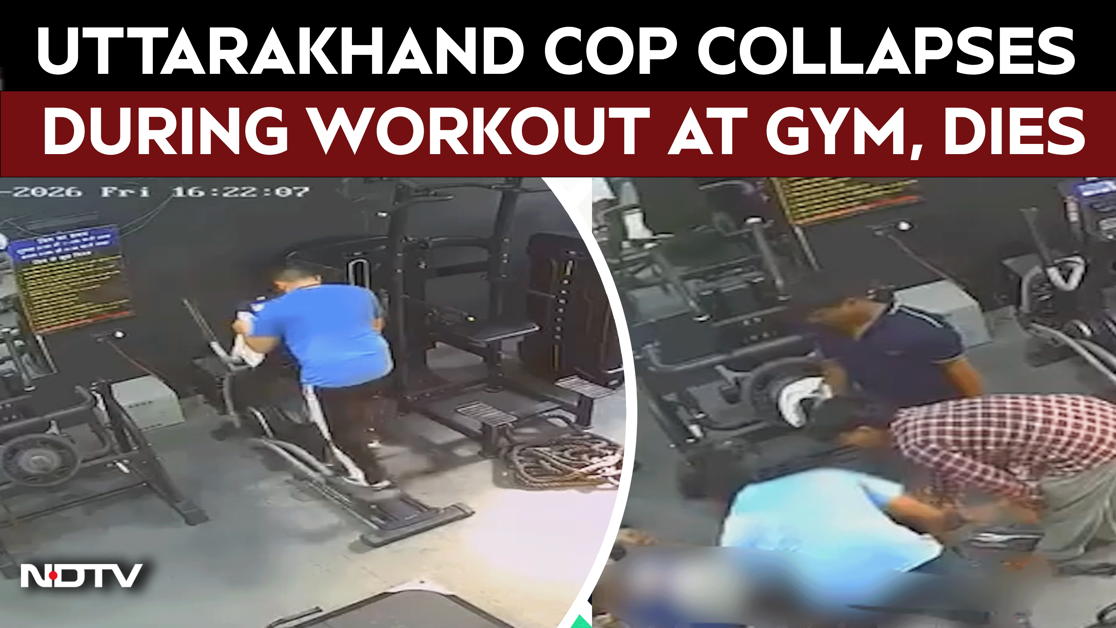 Viral Video | 38-Year-Old Uttarakhand Cop Dies After Collapsing During Gym Workout In Champawat Town