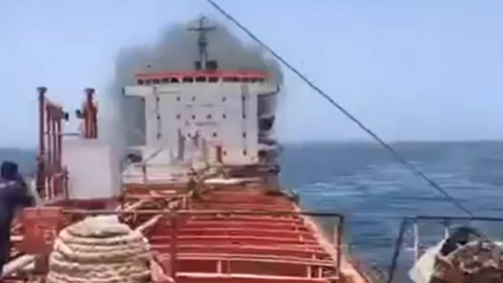 Marivex Strait Of Hormuz Iran War Fire On Oil Tanker Carrying 24 Indians Off Coast Of Oman