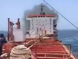 Fire On Oil Tanker Carrying 24 Indians Off Coast Of Oman