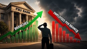 PSU Banks Added More Branches. But Employee Growth Didn't Keep Up Amid Automations Push