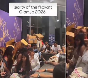 फ्लिपकार्ट ग्लैम अप फेस्ट में अफरातफरी, हैम्पर्स के लिए इन्फ्लुएंसर्स के बीच हुई हाथापाई, वीडियो वायरल