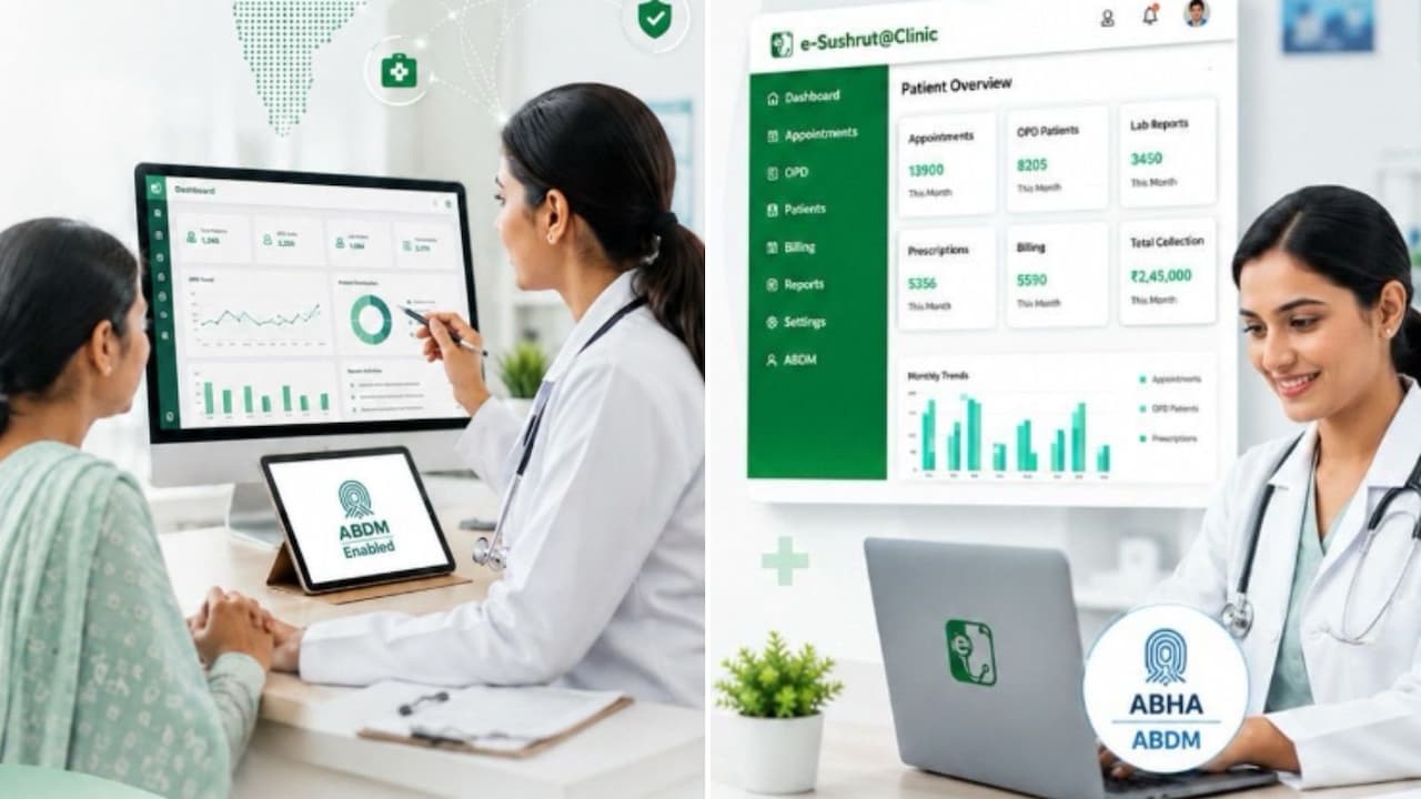 छोटे क्लीनिकों के लिए eSushrut Clinic लॉन्च, सिर्फ 299 रुपये में मिलेगी डिजिटल हेल्थ मैनेजमेंट की सुविधा, जानिए डिटेल