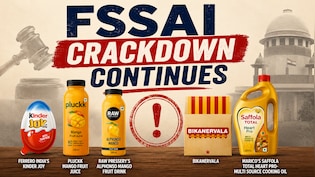 Food Regulator Continues Crackdown, Issues Notices To Saffola, Kinder Joy, Raw Pressery, And More For Misleading Claims, Branding