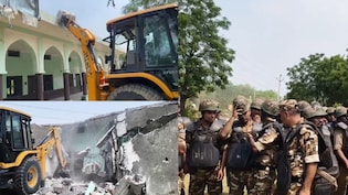 गाजियाबाद में 15 एकड़ में बने अवैध मदरसे को किया गया ध्वस्त, बागपत में भी मस्जिद पर चला बुलडोजर