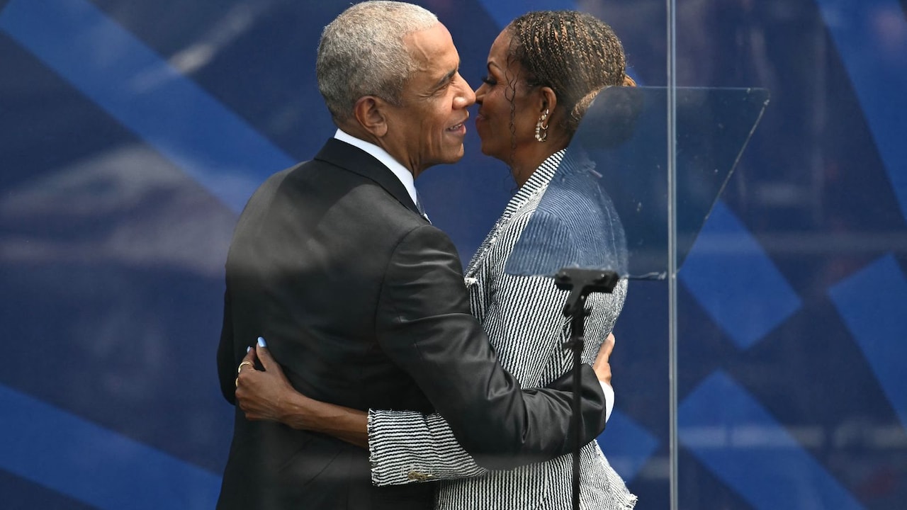 "Unflinching Courage": Michelle Obama's Praise Moves Husband To Tears