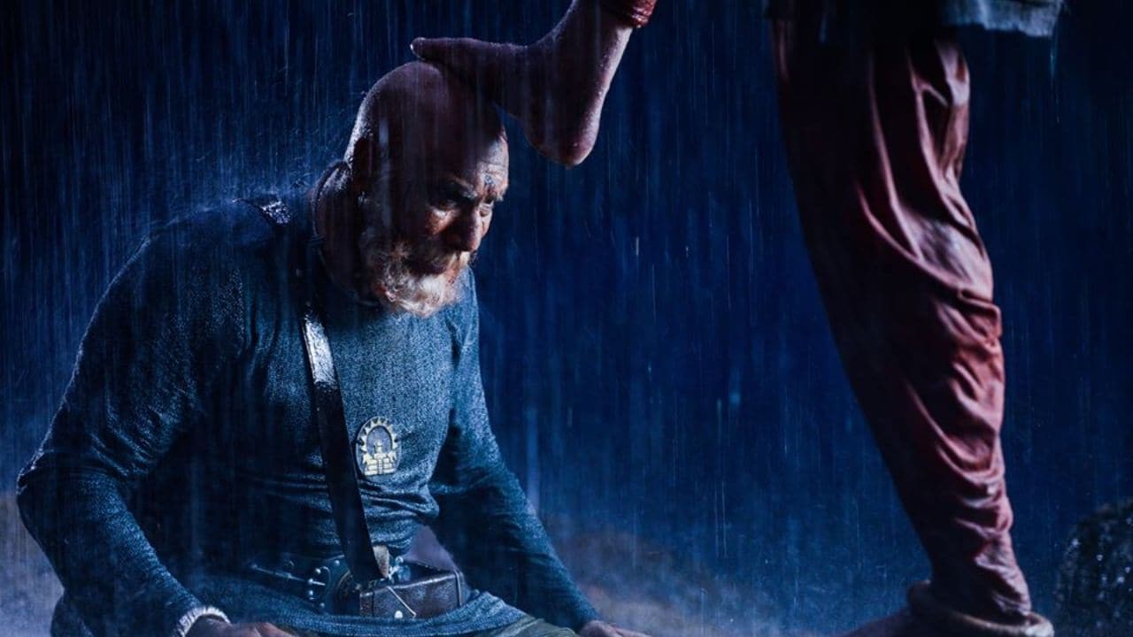 bahubali foot on katappa head