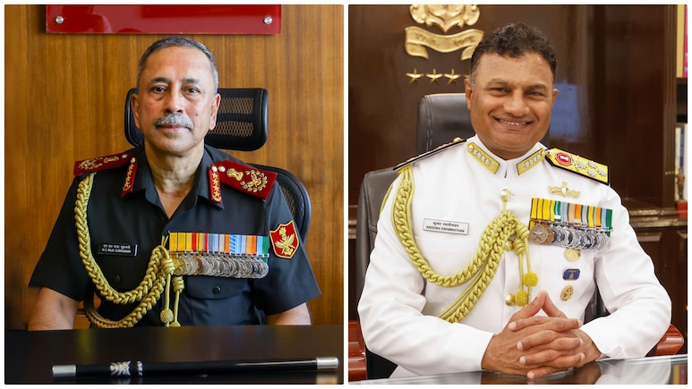 भारत की सेना को नया 'कमांडर', नौसेना को नया कप्तान; कौन हैं जनरल सुब्रामणि और एडमिरल स्वामीनाथन?