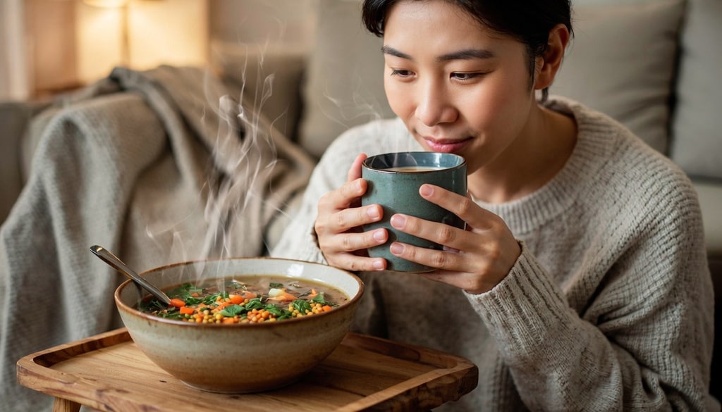Whip up healthy, comforting hot drinks and broths daily to stay refreshed, nourished, and warm indoors. Whip up healthy, comforting hot drinks and broths daily to stay refreshed, nourished, and warm indoors.