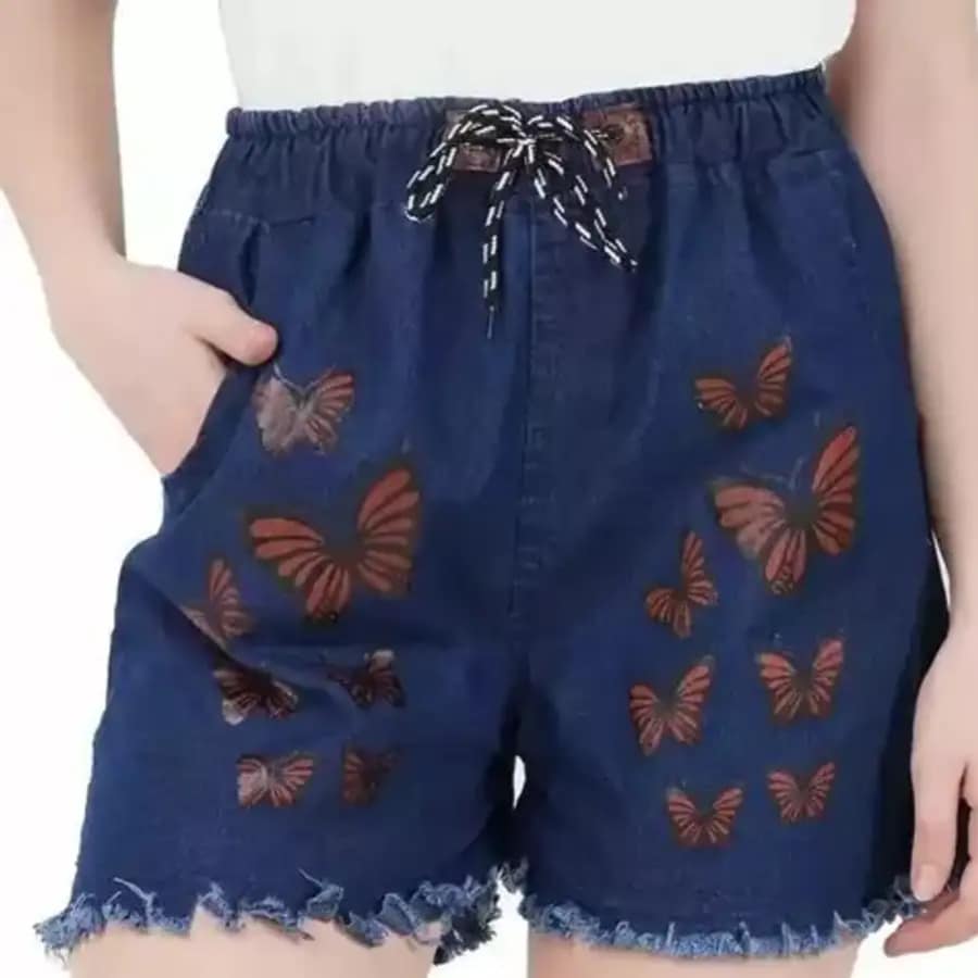 Click here to buy: NEHA FASHION Women Denim Blue Denim Shorts Click here to buy: NEHA FASHION Women Denim Blue Denim Shorts