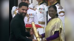 Rohit Sharma Receives Padma Shri From President Droupadi Murmu