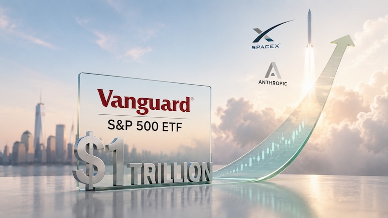 World's First ETF To Hit $1 Trillion Assets: Vanguard's S&P 500 ETF Readies For SpaceX, Anthropic IPOs