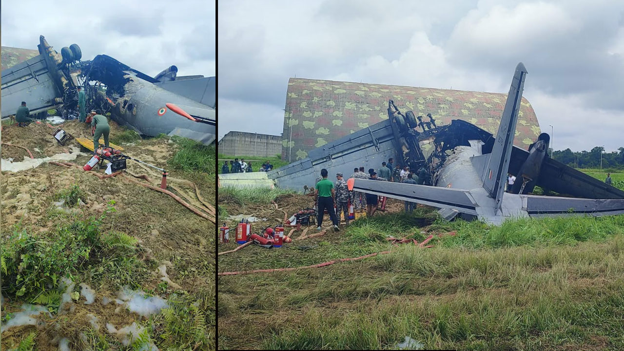 Indian Air Force's AN-32 Transport Aircraft Crashes In Assam's Jorhat, Five Killed
