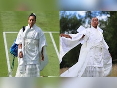 Naomi Osaka Gives Wimbledon Whites A Japanese Twist In A Kimono-Inspired Dress: 'My Heritage Means A Lot'