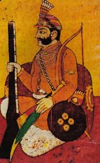 A painting of Maharaja Chhatrasal. Photo: WikkiCommons A painting of Maharaja Chhatrasal. Photo: WikkiCommons
