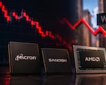 Chip Selloff Deepens: MU, AMD, Intel, Sandisk Fall Up To 10%; Nasdaq Heads For Weekly Loss