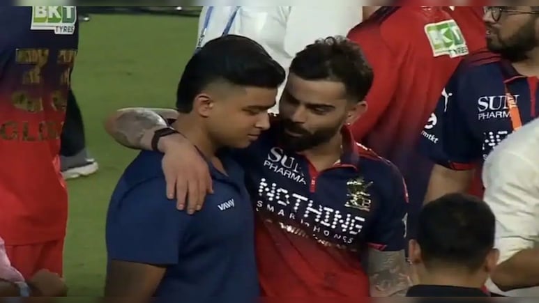 Watch: Virat Kohli's Heartwarming Interaction With Vaibhav Sooryavanshi After IPL 2026 Final Wins Internet