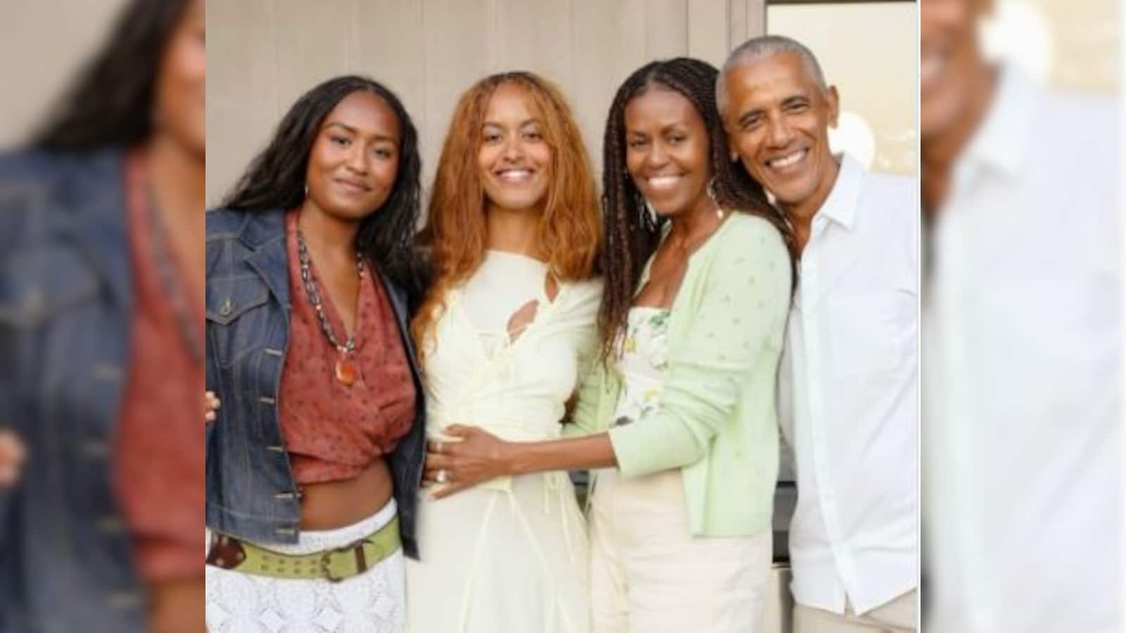 Malia And Sasha Obama’s Rare Public Appearance At Obama Presidential Center Opening